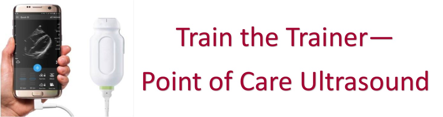 Train the Trainer Point of Care Ultrasound Banner